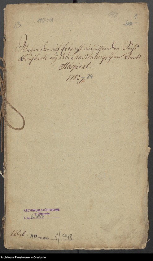 image.from.unit.number "Wegen der auf Erbpacht auszuthuenden Sechs Bruchbeete bey den Rastenburgschen Amts Hospital"