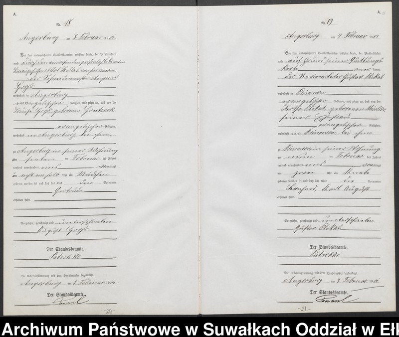 image.from.unit.number "Geburts-Neben-Register des Preussischen Standes-Amtes Angerburg Kreis Angerburg"