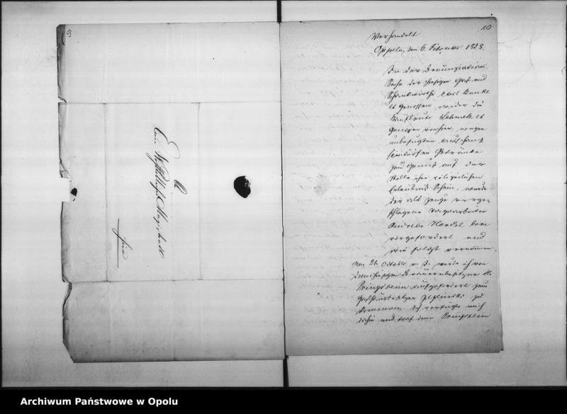 Obraz 11 z jednostki "Acta des Magistrats zu Oppeln betreffend die Beschwerden der Gast und Schankwirthe über die Kaufleute wegen unbefungten Betriebe des Schankgewerbes"