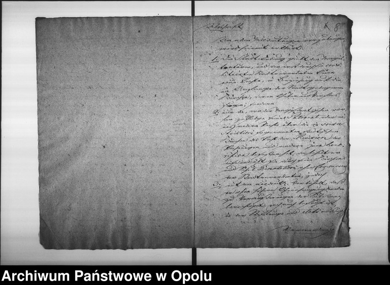 Obraz 10 z jednostki "Acta generalia von Geistlichen und Kirchlichen Angelegenheiten zu Oppeln"