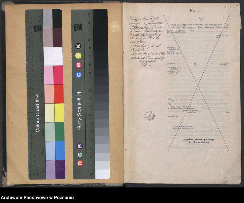 Obraz 3 z jednostki "Księga miejscowa zgonów tom II [Rejestr główny zgonów]"