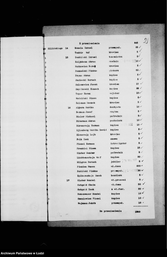 Obraz 5 z jednostki "Rejestr poborczy"