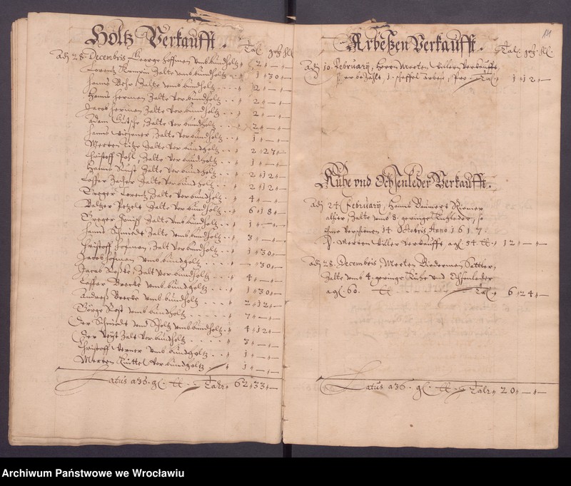 image.from.unit.number "Jahrerechnungen der güter Protsch, Peiskerwitz und Domslau"