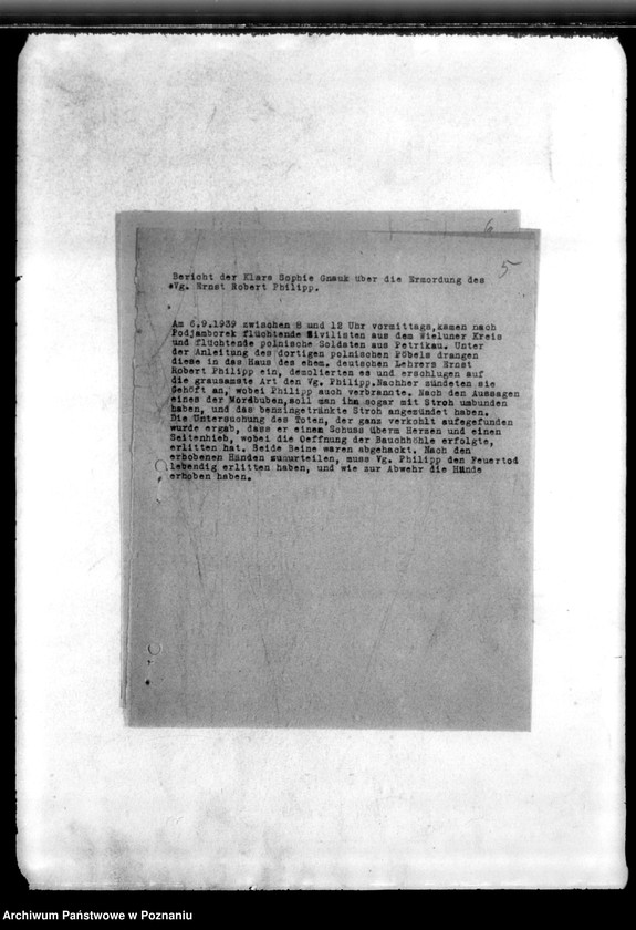 Obraz 8 z jednostki "Akten betr. Fätigkeits- und Fahrt berichte der Zweigrtelle Londreh (Łódź)"