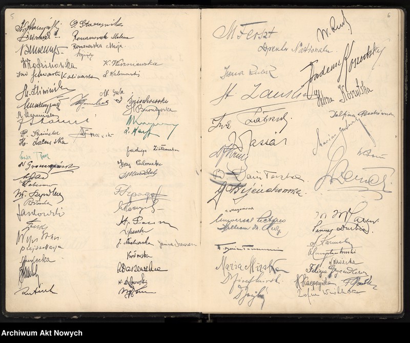 image.from.unit.number "Genialnemu Wirtuozowi Ignacemu Paderewskiemu w hołdzie - widzowie filmu "Sonata Księżycowa". Warszawa, kino "Cassino" 1937 (List dyrekcji kina, album podpisów widzów)"