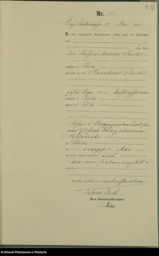 image.from.unit.number "Sterbe-Haupt-Register Nr 1 - 47 i 1 - 49"