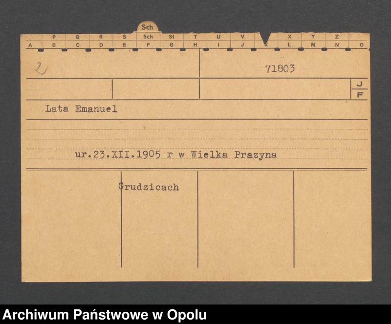 Obraz 4 z jednostki "[Sdzuy Josef, ur. 17.7.1910 Ehrenfeld]"