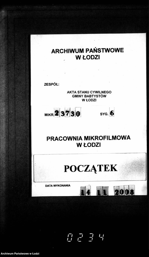 Obraz 1 z jednostki "Akta małżeństw"