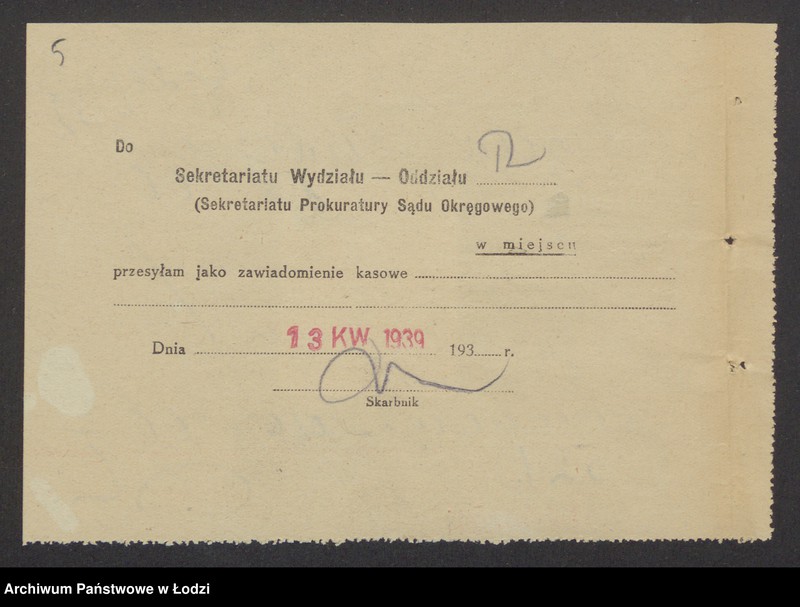 Obraz 7 z jednostki "Nuta Josek i Lajzer Krajcman Bracia Krajcman – sprzedaż materiałów wełnianych"