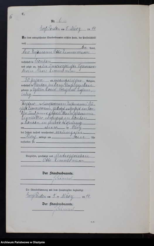 image.from.unit.number "Sterbe-Neben-Register Nr 1 - 21 [ Księga zgonów - wtóropis ]"