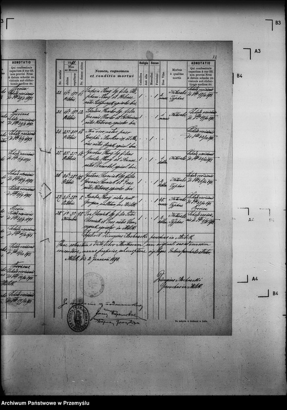 Obraz 15 z jednostki "[Kopie ksiąg metrykalnych parafii Milik z filią Andrzejówka (dekanat Muszyna)]"