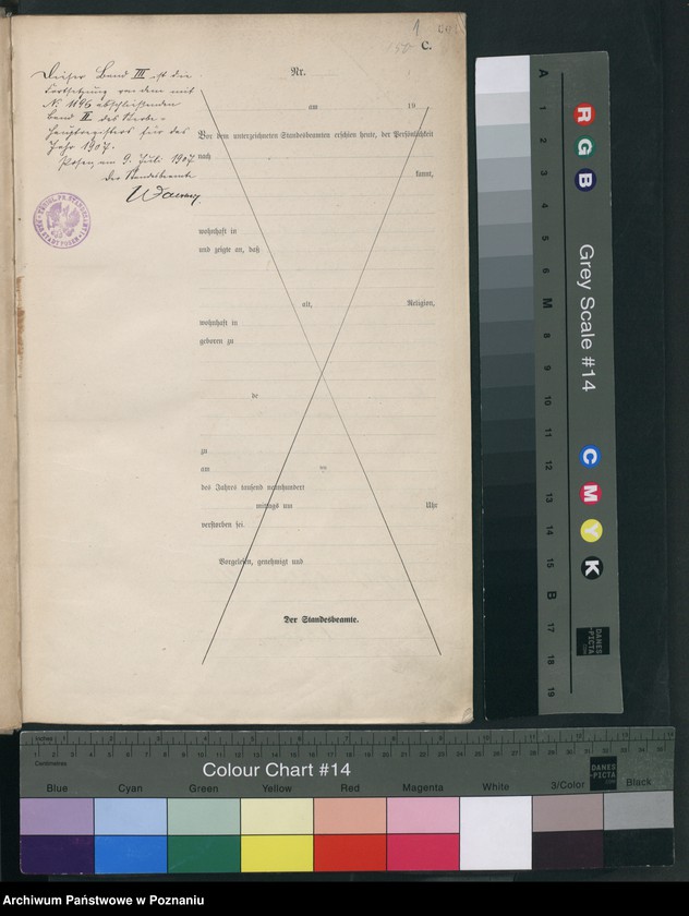 Obraz 3 z jednostki "Księga miejscowa zgonów tom III [Rejestr główny zgonów]"