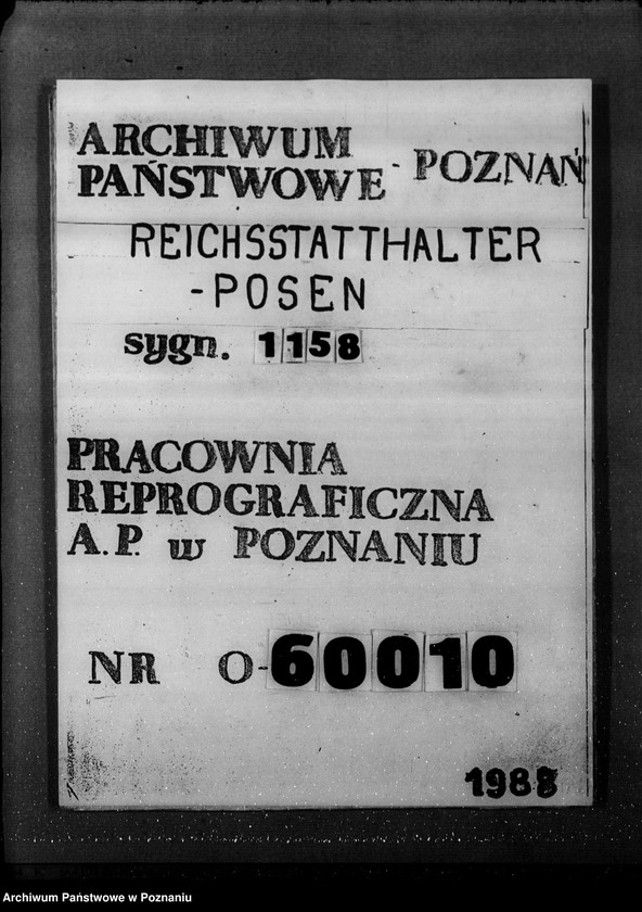 Obraz 1 z jednostki "Schaffung Deutscher Häuser im Reichsgau Wartheland"