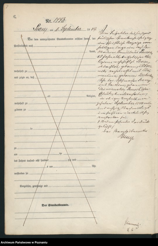 Obraz 11 z jednostki "Księga zgonów t. IV"
