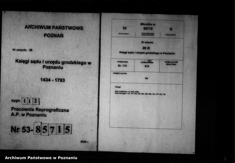 Obraz 1 z jednostki "Inscriptiones, relationes, decreta officii [inducta]"