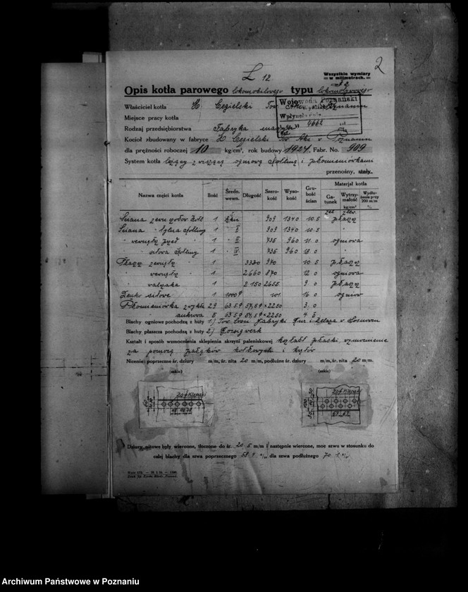 Obraz 6 z jednostki "Majętność Sielec powiat rawicki nr woj. kotła 3634"