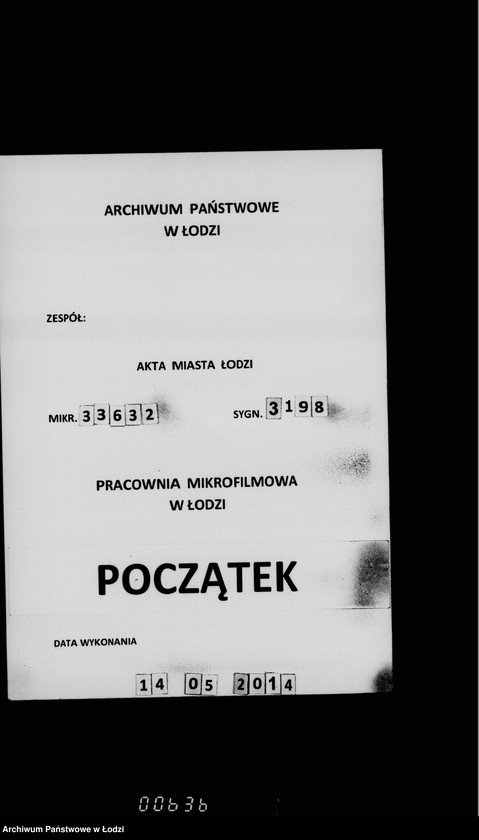 Obraz 1 z jednostki "O zamoščenji ulicy Karolevskoje šosse ot Lonkovoj do territorji Lodzinskoj Fabričnoj Železnoj Dorogi"