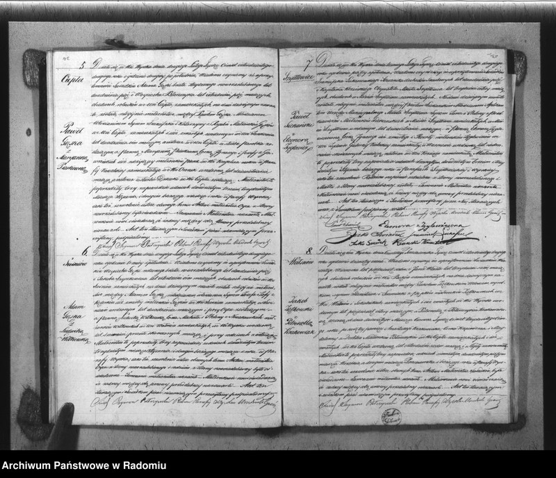 image.from.unit.number "Książka Duplikat Akt Cywilno - Religijnych Parafii Wysoka w powiecie Szydłowieckim Obwodzie Opoczyńskim Gubernij Sandomierskiey na rok 1842 sporządzona"