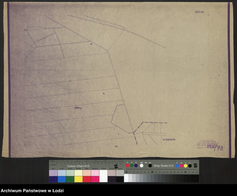 Obraz 1 z jednostki "Plan miasta Łodzi Sekcja NW 121"