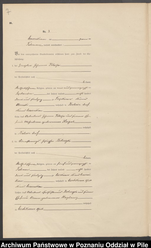 Obraz 10 z jednostki "Księga małżeństw"