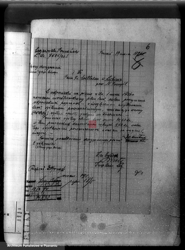 Obraz 10 z jednostki "/Nadzór nad gospodarką w lasach majątku Lubień-Helowskie w powiecie nowotomyskim"