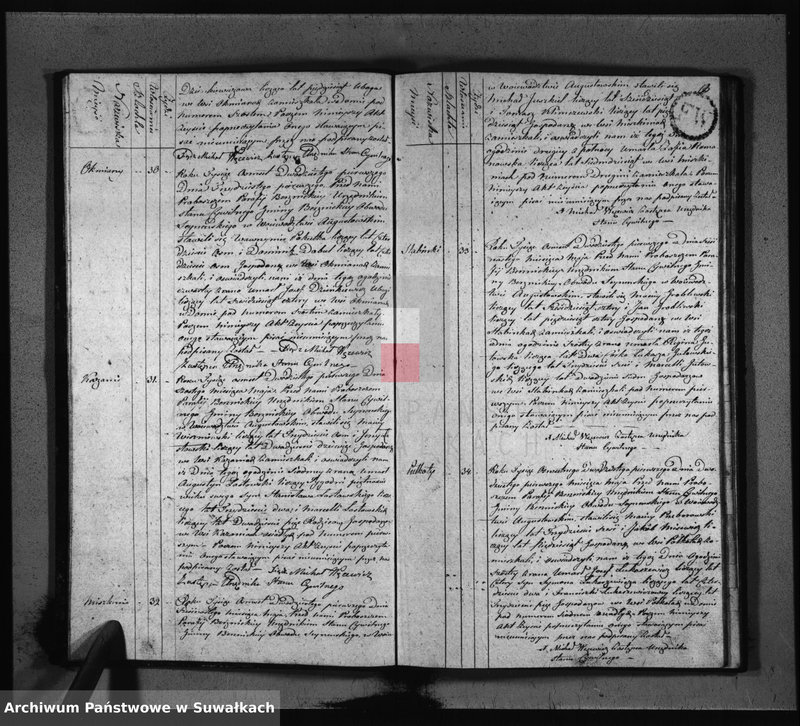 image.from.unit.number "Akta Zeszłych Gminy Berznickiey od Dnia 1-o Stycznia 1821"