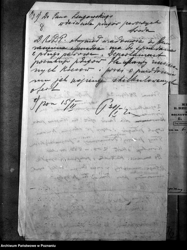 Obraz 18 z jednostki "Sprawy szczegółowo-administracyjne Pługi parowe - [i motorowe]"