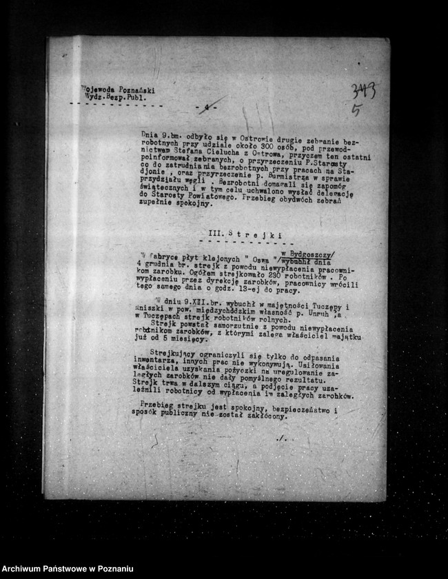 Obraz 8 z jednostki "Sprawozdania sytuacyjne tygodniowe za czas od 5 grudnia 1930 r. do dnia 1 stycznia 1931 r. /nr 58-61/"