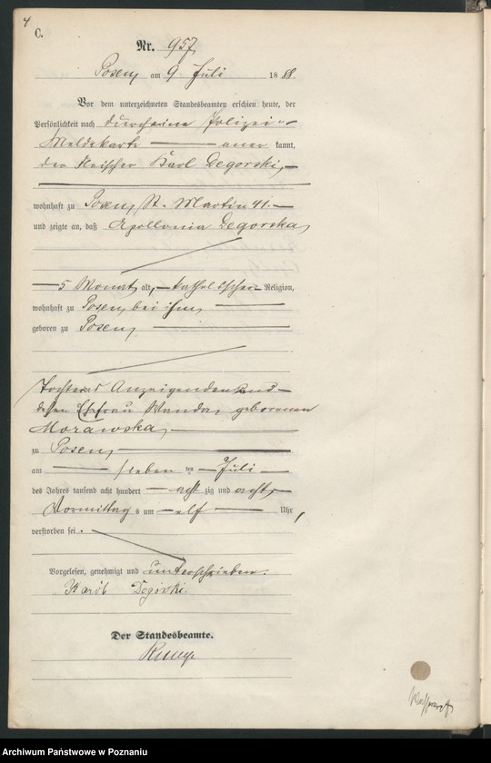 Obraz 7 z jednostki "Księga zgonów t. III"