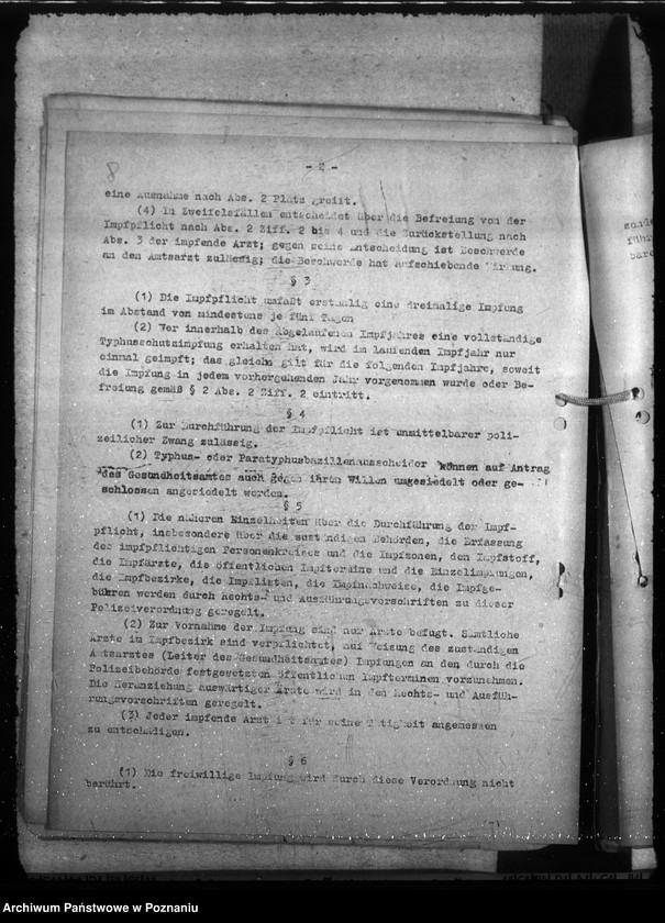 Obraz 12 z jednostki "Ärztliche Betreuung der Schüler an Lehrerbildungsanatalten. Schutzimpfungen"
