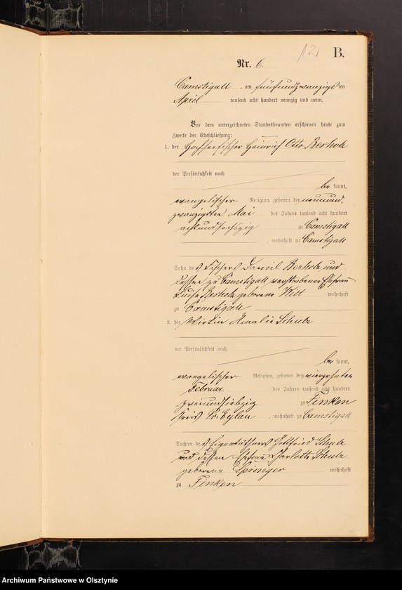 image.from.unit.number "Heiraths-Haupt-Register Nr 1 - 32"