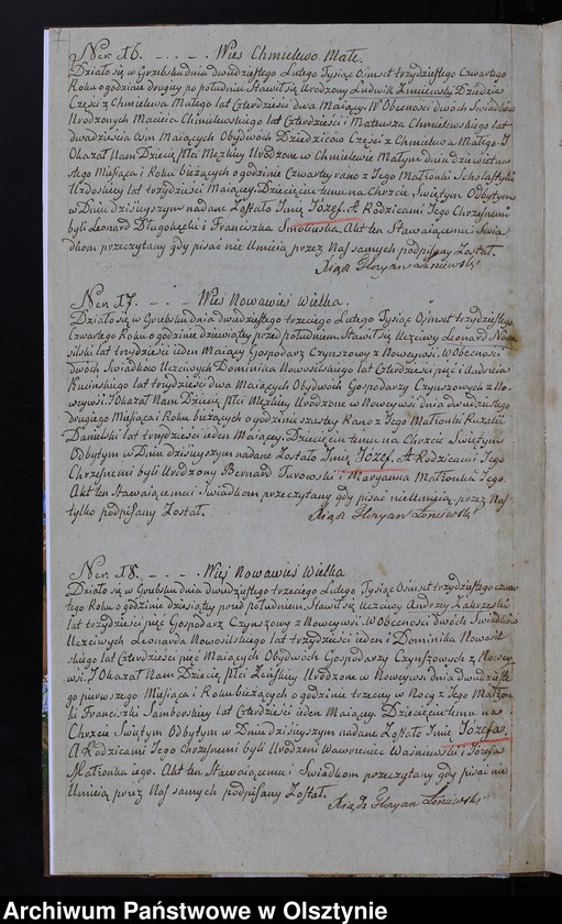 image.from.unit.number "Akta Stanu Cywilnego Gminy Grzebskiey Urodzenia, Zawartych Małżeństw, Zeyścia z Roku 1834"