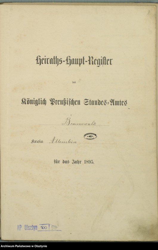 image.from.unit.number "Heiraths-Haupt-Register Nr 1 - 21"