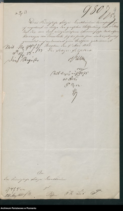 Obraz 13 z jednostki "A. betr. den österreichischen Untertan Seweryn von Trembicki"