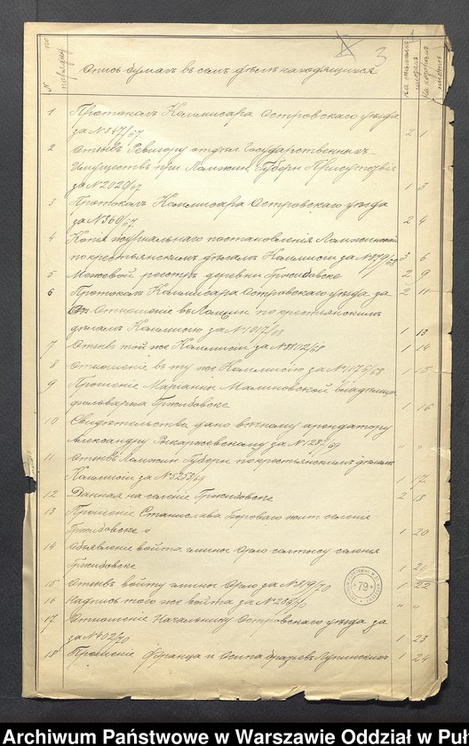 image.from.unit.number "O urządzaniu chłopów byłej państwowej folwarku Grzybowskie wchodzącej w skład byłej ekonomii Brok, gm.Poręba"