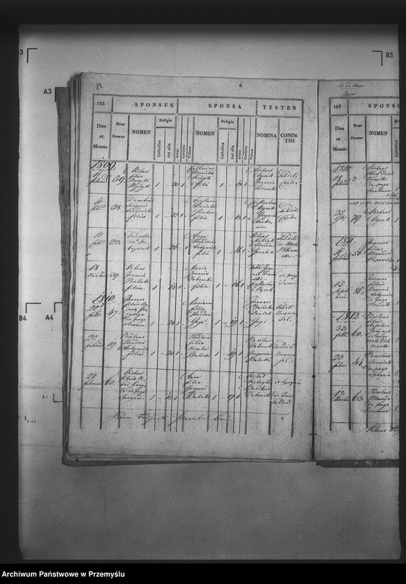 Obraz 16 z jednostki "[Kopie ksiąg metrykalnych parafii Zwór z filią Wola Błażowa (dekanat Podbuż)]"