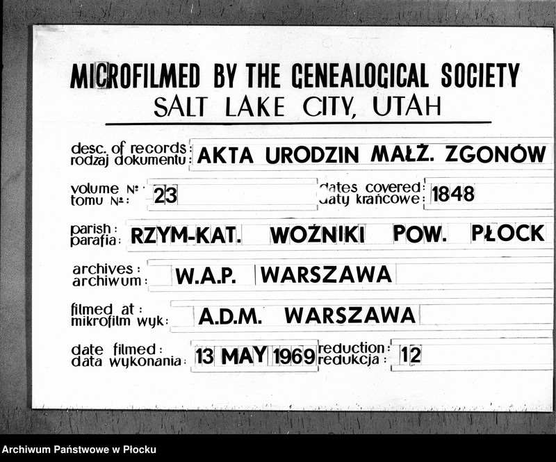image.from.unit.number "Akta urodzeń, małżeństw i zgonów"