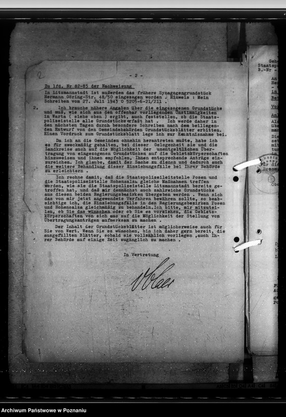 Obraz 6 z jednostki "Verwaltung des Reichsfeindlichen Vermögens"