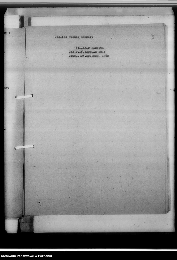 Obraz 12 z jednostki "Deutsch-evangelischer Friedhof Posen, Halbdorfstrasse [opis nagrobków, napisy]"