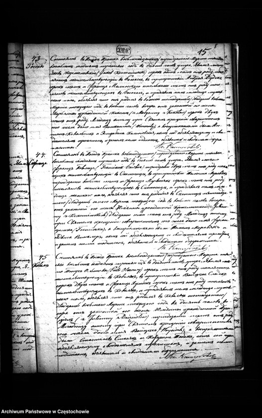 Obraz 18 z jednostki "Księga urodzeń, małżeństw i zgonów parafii rzymskokatolickiej w Praszce z roku 1873"