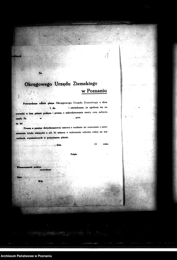 Obraz 6 z jednostki "Odkup osady Dzierżążno nr 26 powiatu mogileńskiego"