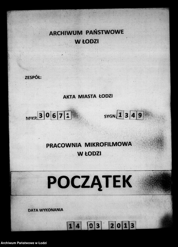 Obraz 1 z jednostki "Akta tyczące się ustanowienia opieki nad nieletnimi po zmarłym Krystianie Rudolf"