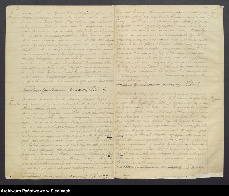 Obraz 15 z jednostki "[Akta urodzeń, małżeństw, zgonów] [zawiera akta urodzeń 1906, 1907, akta małżeństw 1906, 1907, akta zgonów 1906-1909]"