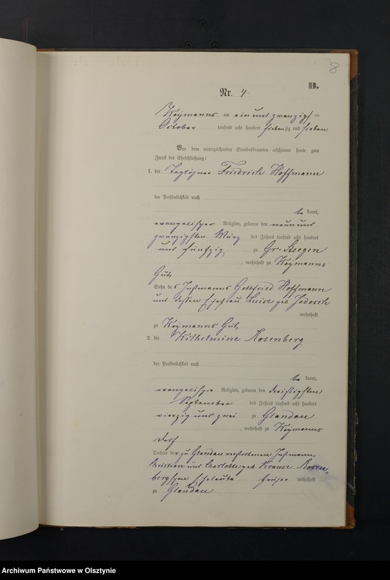 image.from.unit.number "Heiraths-Neben-Register Nr 1 - 8"