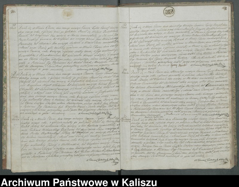 Obraz 19 z jednostki "Duplikat aktów urodzenia, zejścia oraz zaślubienia"