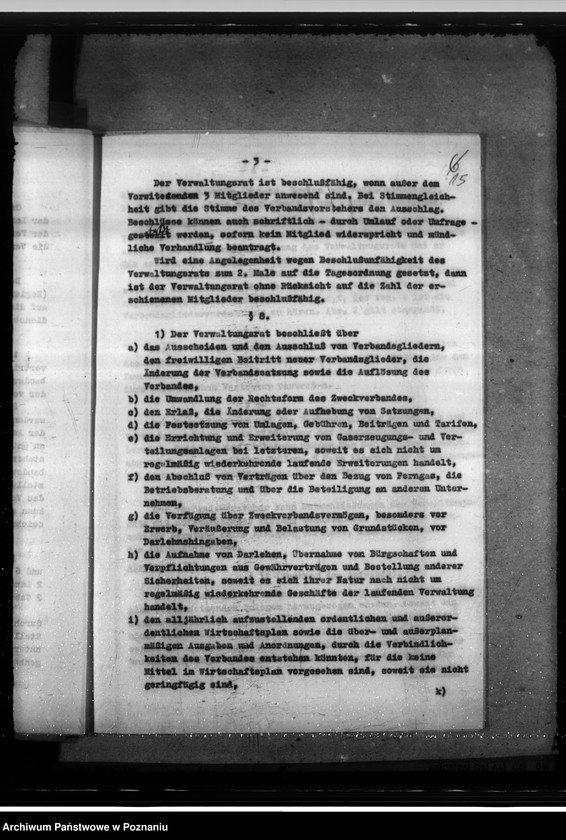 Obraz 19 z jednostki "Versorgung mit Gas. Friedensbau- Programm. Hafenanlagen. Wasserversorgung. Entwässerung. Mineralölbewirtschaftung. Gettofahrscheine"