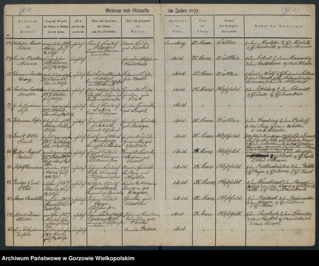 image.from.unit.number "Duplikate der Hauptkirche zu Landsberg an der Warthe (Zawiera księgę chrztów Kościoła Mariackiego (Hauptkirche) z 1848 r. i księgę zgonów Konkordienkirche z 1847 r.)"