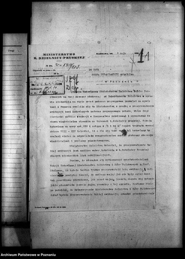 image.from.unit.number "Straty rolne konie rekwirowane podczas wojny przez okupantów"