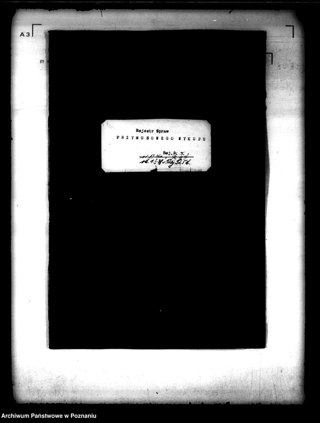 Obraz 4 z jednostki "Rejestr spraw przymusowego wykupu"