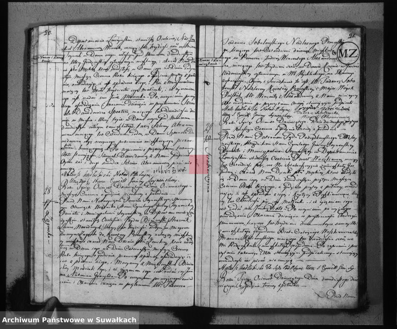image.from.unit.number "Akta urodzonych gminy seyneńskiej od 1-go maja 1809 r."